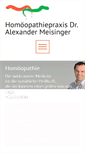 Mobile Screenshot of dr-meisinger.com